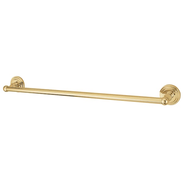 Milano 18" Towel Bar, Polished Brass
